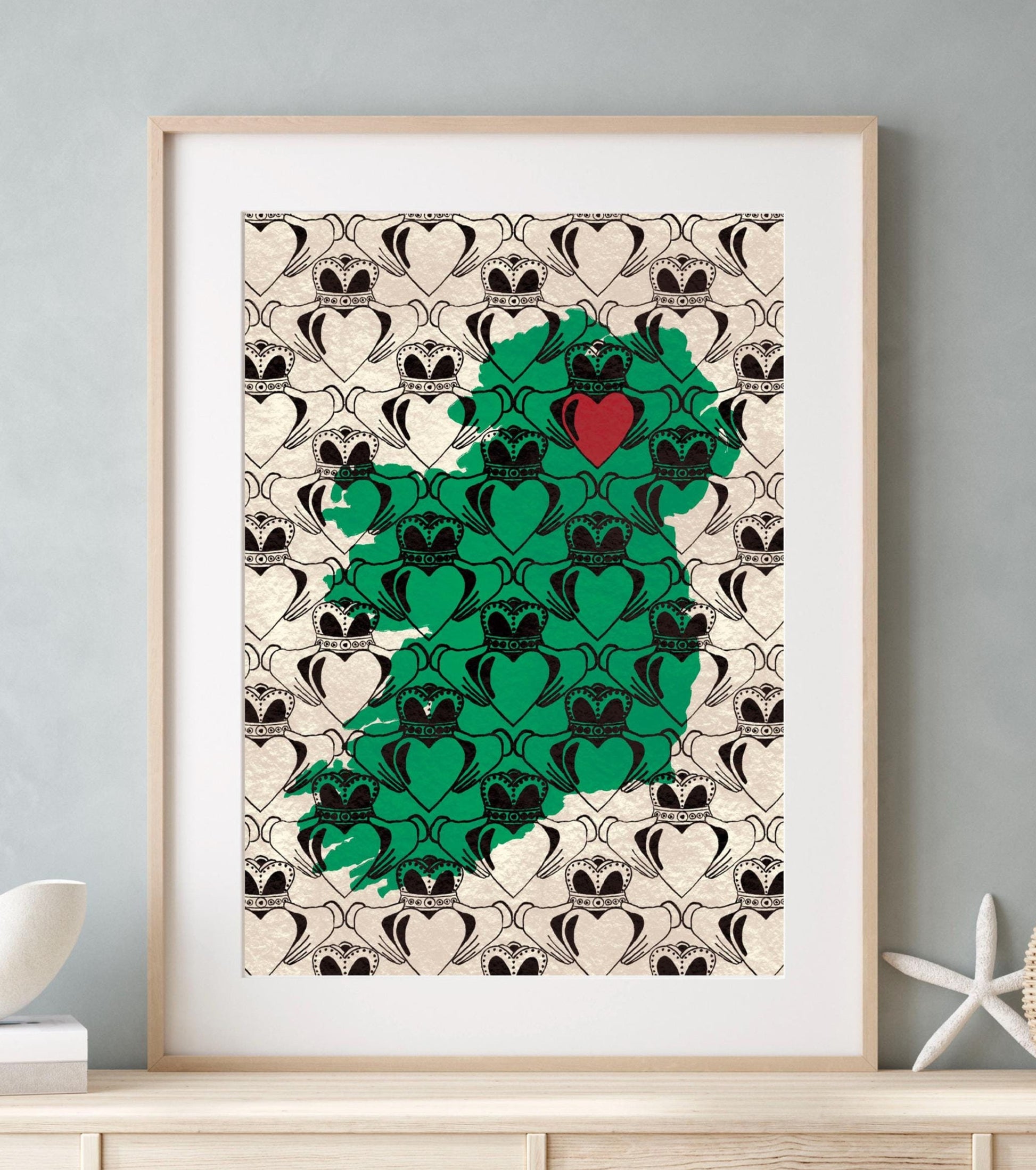 Ireland Claddagh Art Print | West Of Ireland | N. Ireland | Mauds Studio