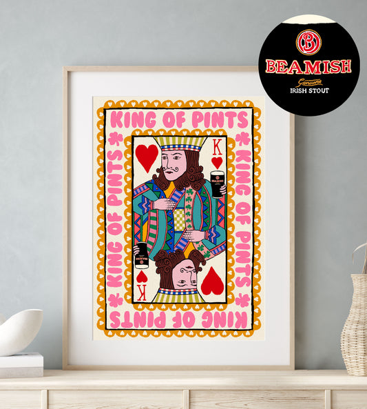 Beamish King Of Pints Playing Card | Mauds Studio
