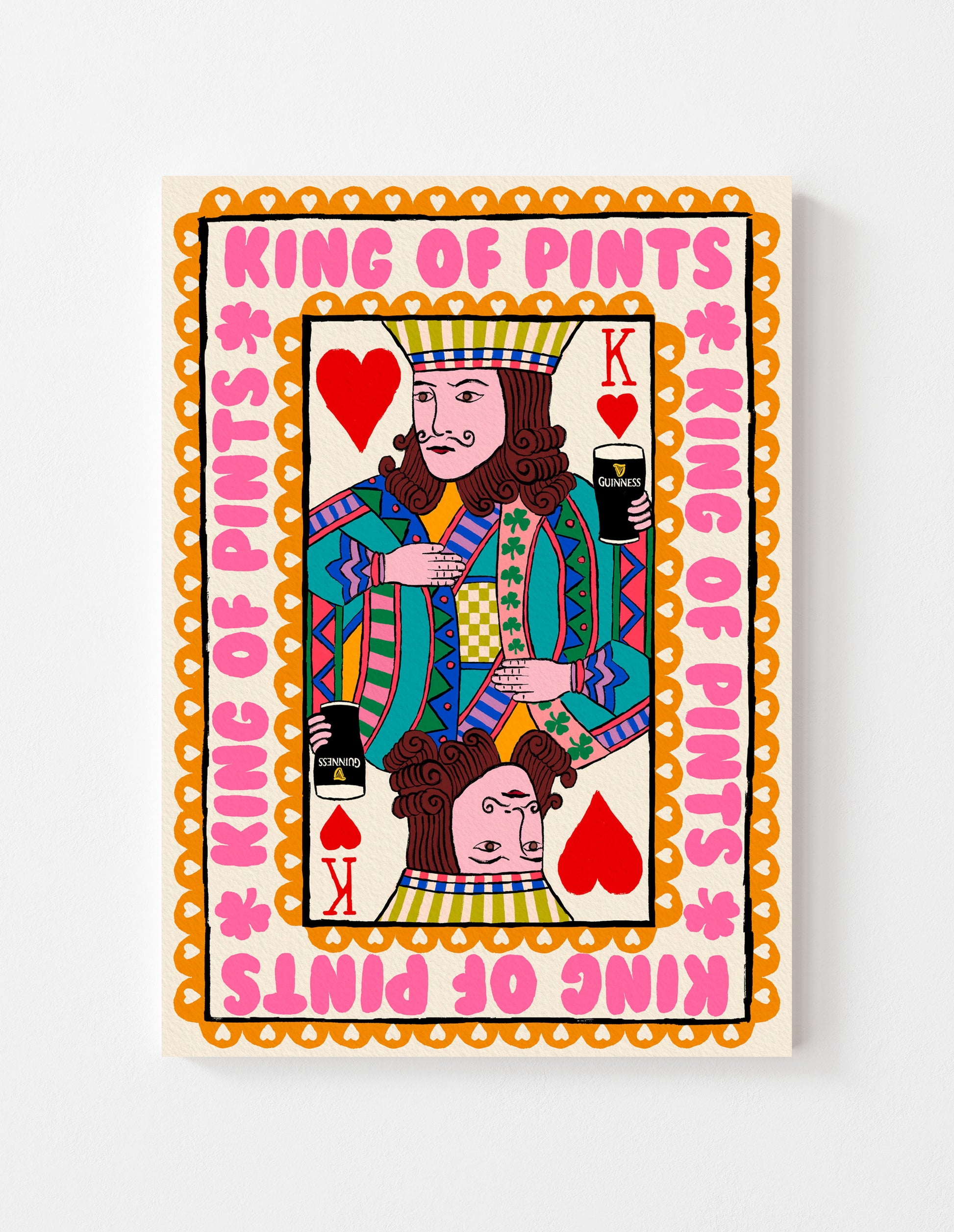 King of Pints Irish Wall Art | Guinness Wall Art alternative view | Mauds Studio