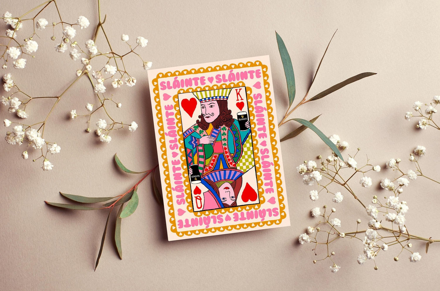 Sláinte Guinness Greeting Card | Mauds Studio