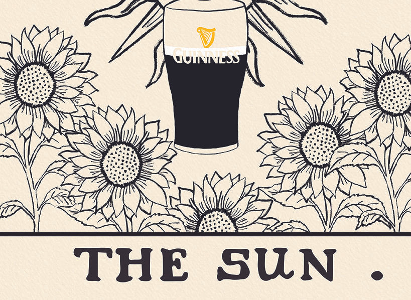 Split The G - Guinness Tarot Card Print alternative view | Mauds Studio