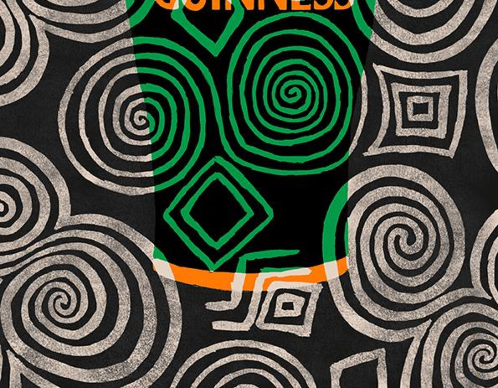 Guinness Celtic Tri Spiral Print alternative view | Mauds Studio