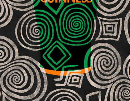 Guinness Celtic Tri Spiral Print alternative view | Mauds Studio