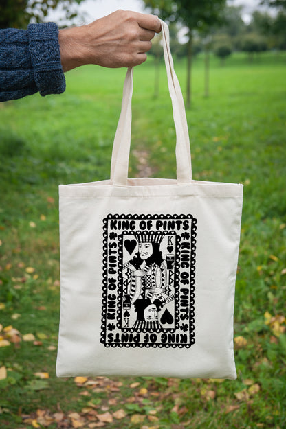 King of Pints | Guinness Irish Tote Bag lifestyle photo | Mauds Studio