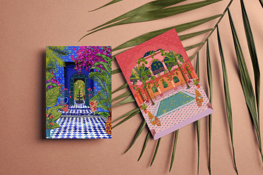 Moroccan Greeting Cards | 2 Pack | Mauds Studio