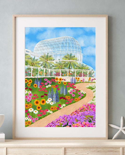Irish Botanic Gardens Wall Art Print | Mauds Studio