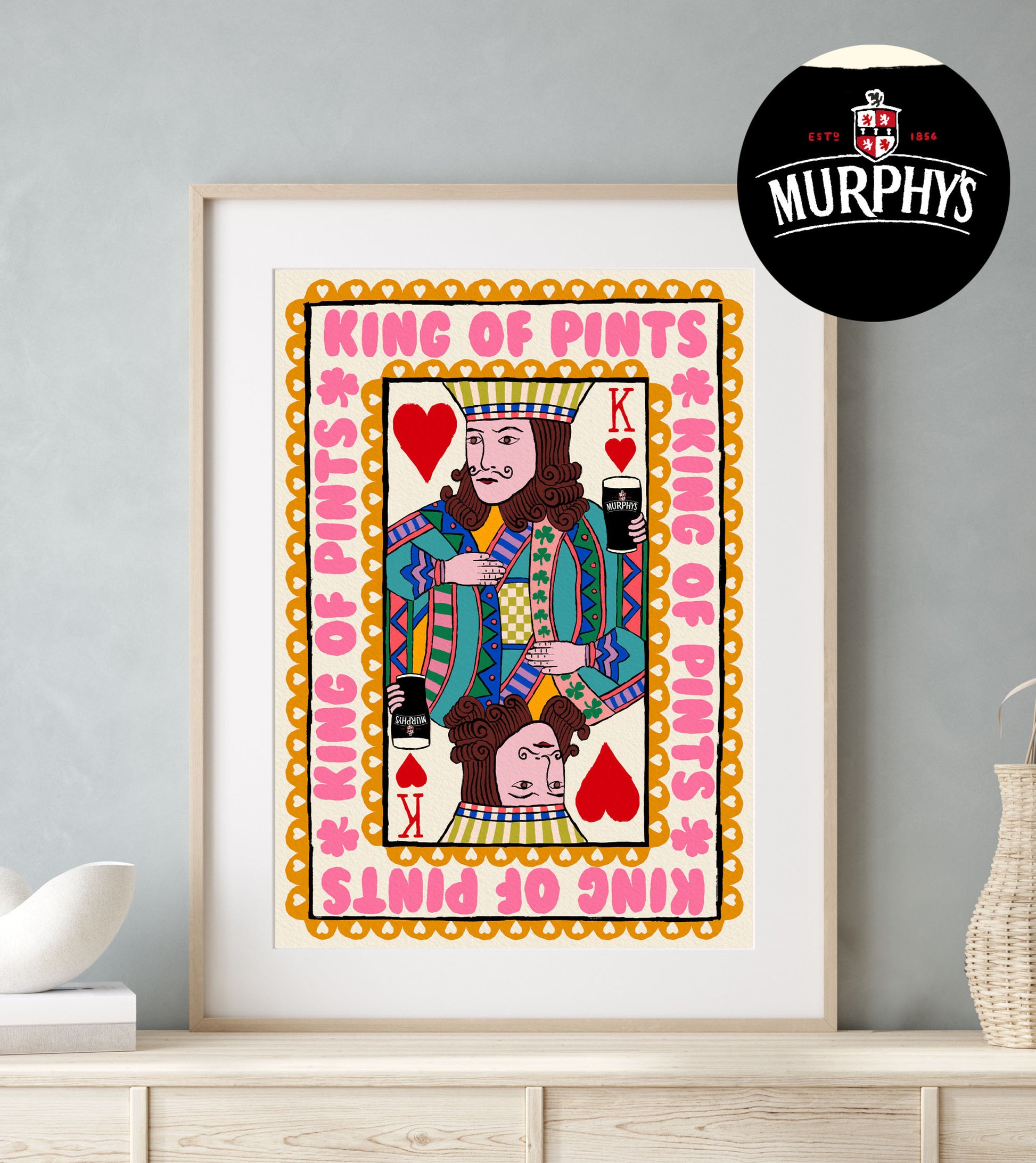 Murphy's King Of Pints Playing Card | Mauds Studio
