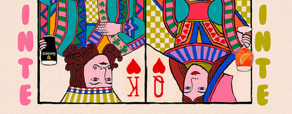 Sláinte Playing Card Art Print | Landscape close up detail | Mauds Studio