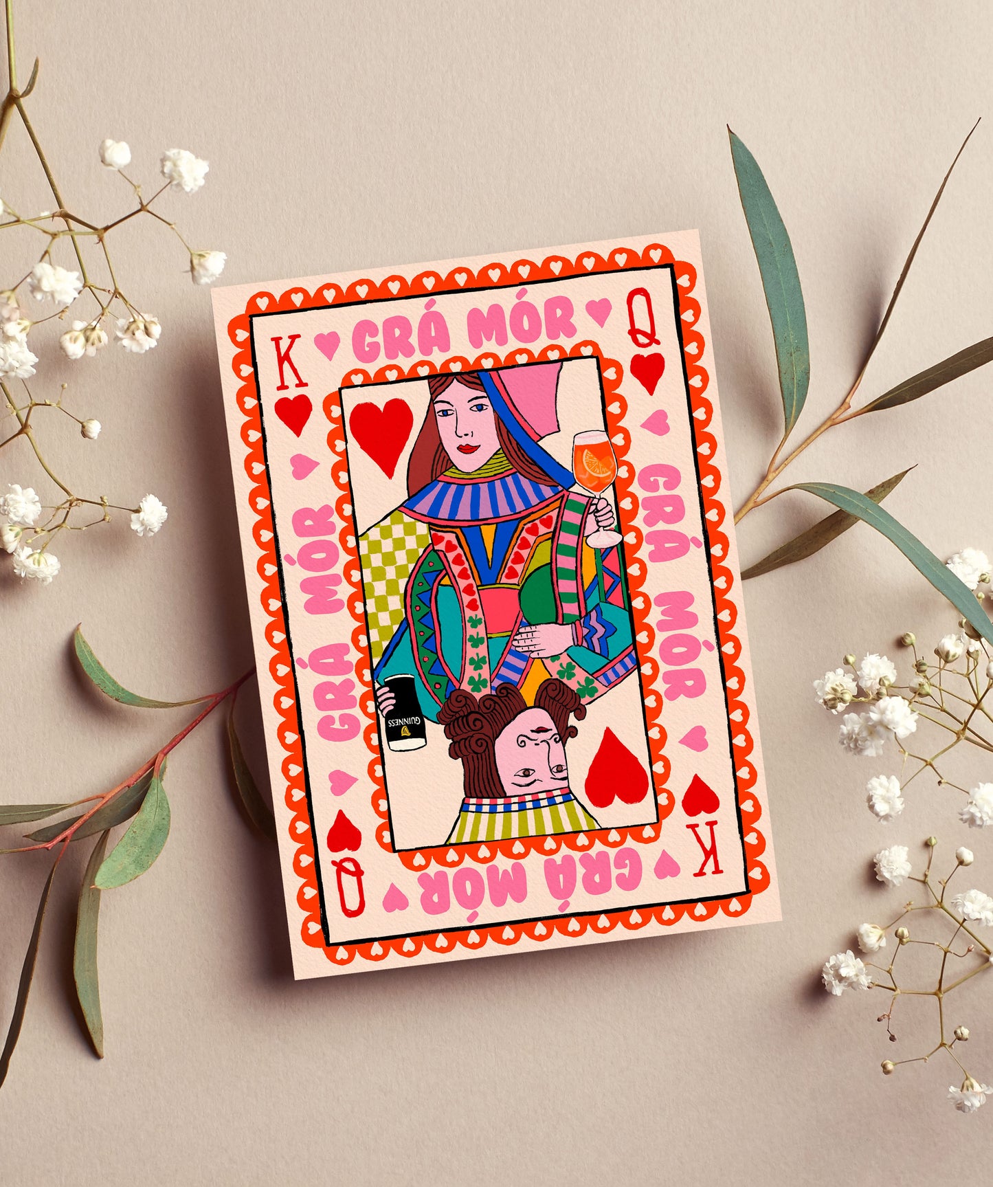Grá Mór Irish Love Greeting Card | Irish Anniversaries, Engagements | Mauds Studio