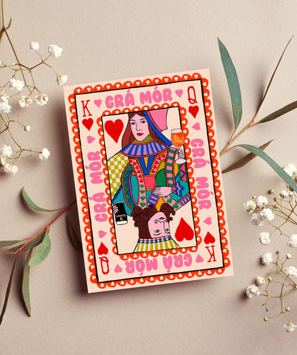 Grá Mór Irish Love Greeting Card | Irish Anniversaries, Engagements | Mauds Studio