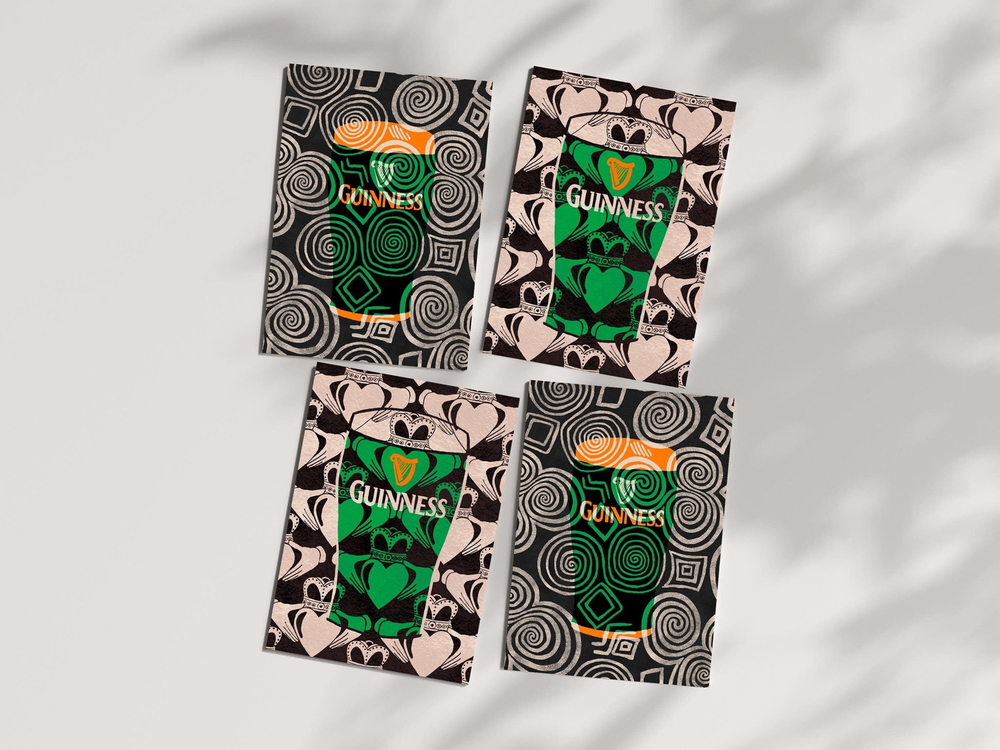 Guinness Greeting Cards | 4 Pack | Mauds Studio