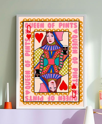 Beamish Stout | Queen of Pints Print: Irish Pub Wall Art | Mauds Studio