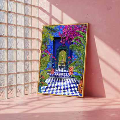 Majorelle Garden Morocco Wall Art Print